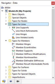 Types for Lines and Members
