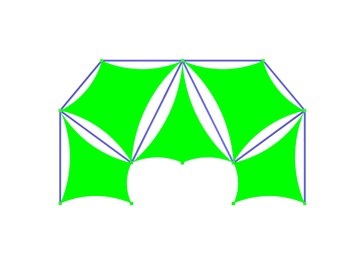 Membrane Roof, Z-Axis Direction View