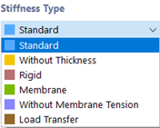 Selecting Stiffness Type