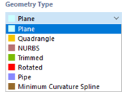 Specifying Geometry Type