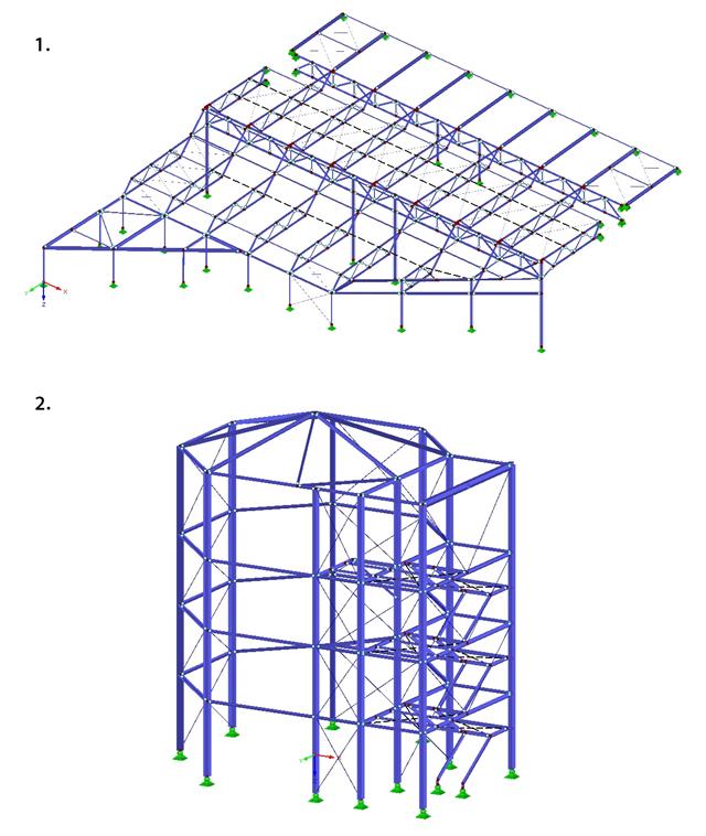 Structural Analysis and Design of Steel Extension of the Šutka Swimming Complex in Prague