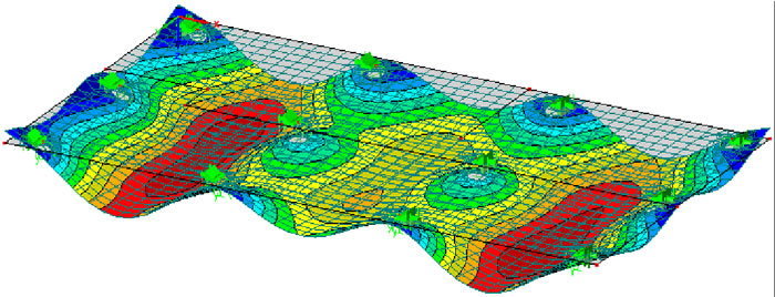 Analysis of Soil-Structure Interaction for Plate-Pile Foundation of Social Building in Flood Plain of Elbe River