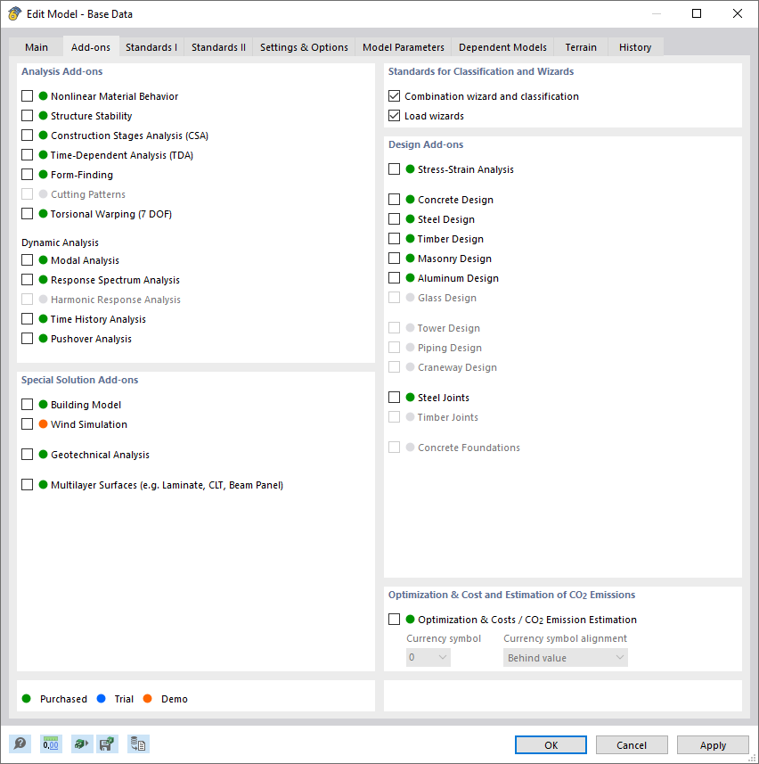 "Add-ons" for Analysis and Design