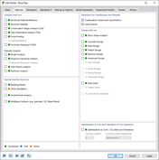 "Add-ons" for Analysis and Design