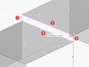 Selecting Boundary Lines of Connecting Surface