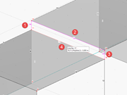 Selecting Boundary Lines of Connecting Surface