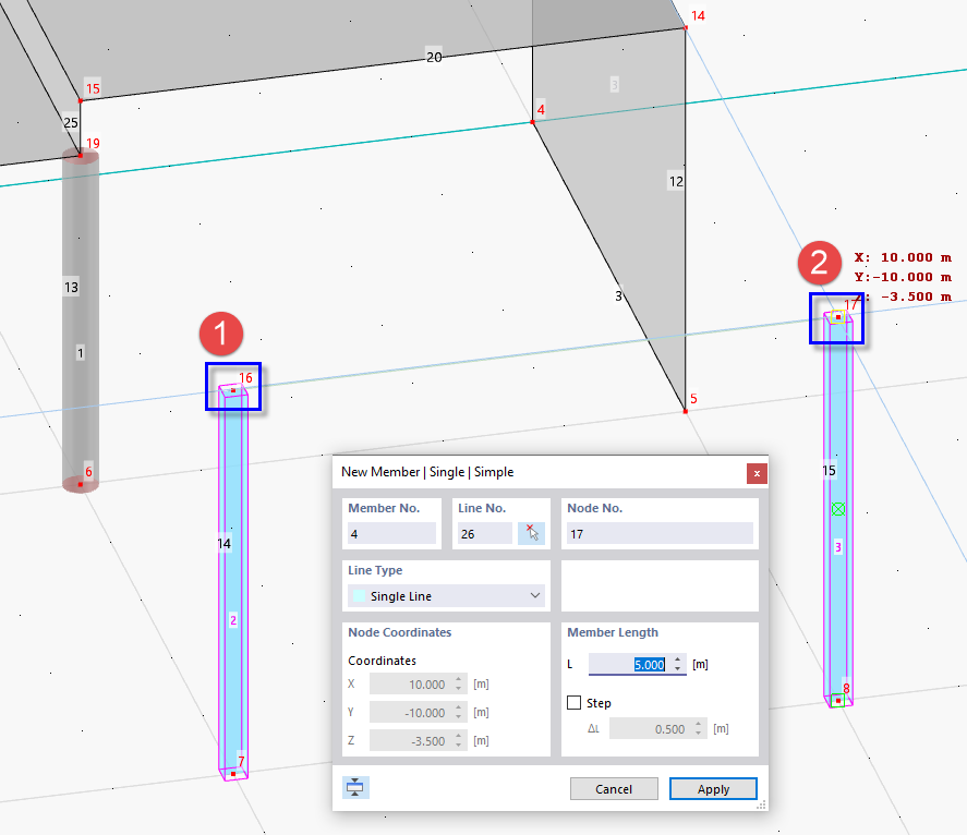 Defining Nodes of Member