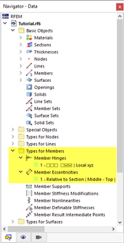 Items 'Types for Members' in Navigator