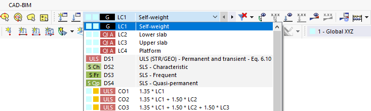 Setting Current Load Case