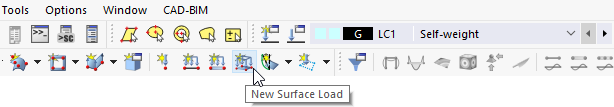 Button "New Surface Load"