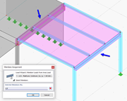 Selecting Downstand Beam and Frame Girder