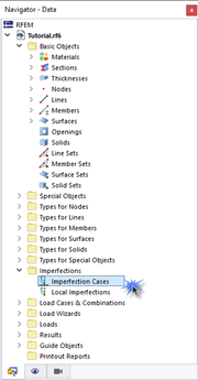 'Imperfection Cases' in Navigator