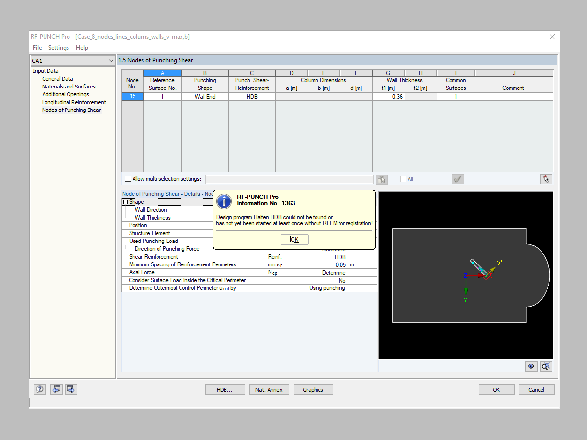 FAQ 005033 | I installed Halfen HDB 13.60 on my PC. The version does not seem to be compatible with RF‑PUNCH Pro anymore. Interface Function