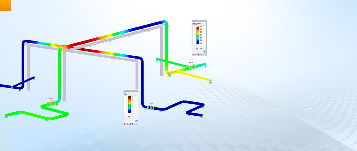 For Structural and Dynamic Analysis of Piping Systems