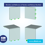Direction and Reference of Section and Release Resultant