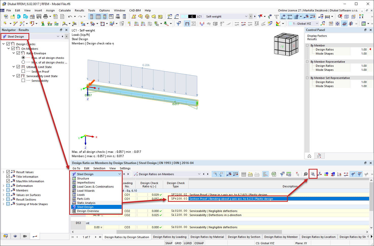 FAQ 005042 | I have activated the design within General Data under ‘Add-ons’ and calculated everything. How do I get the results of my design?