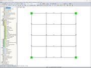 FAQ 005045 | I would like to evaluate the member results in the top view. Is it possible to get the results drawn in the XY plane?