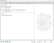 Dialog Box "Mesh Settings", Tab "General"