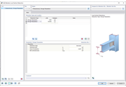 Dialog box for entering local member cross-section reductions in the steel design.