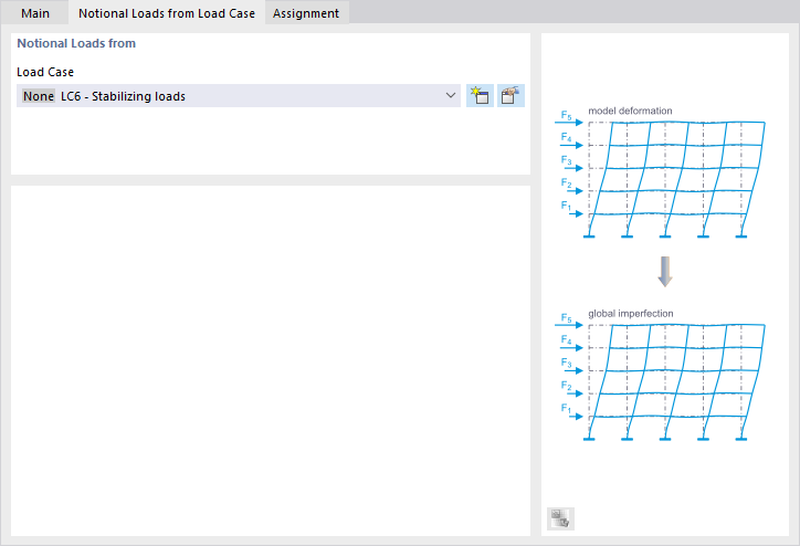 Defining Equivalent Loads from Load Case