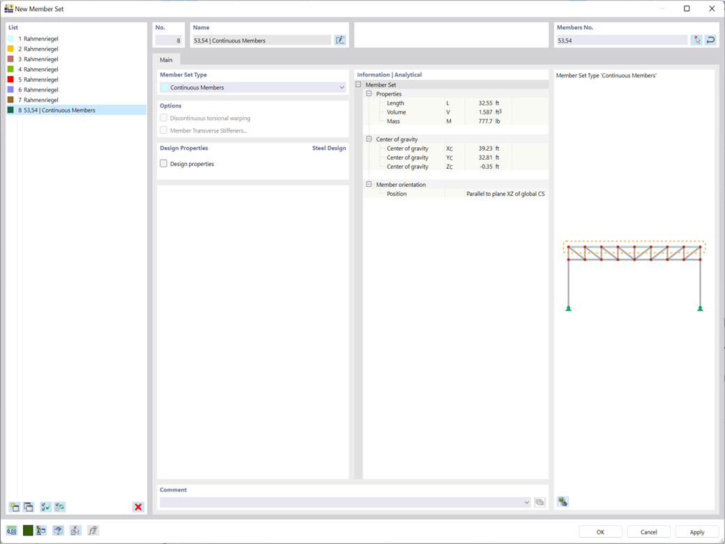 Feature 002006 | Variable Member and Surface Properties