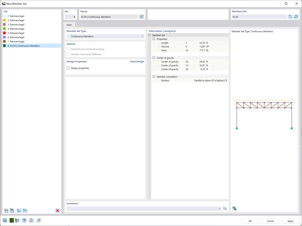 Feature 002006 | Variable Member and Surface Properties