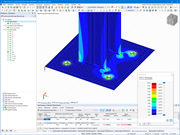 Graphical and tabular stress analysis in RFEM 6 add-on