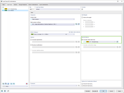 Considering Initial State