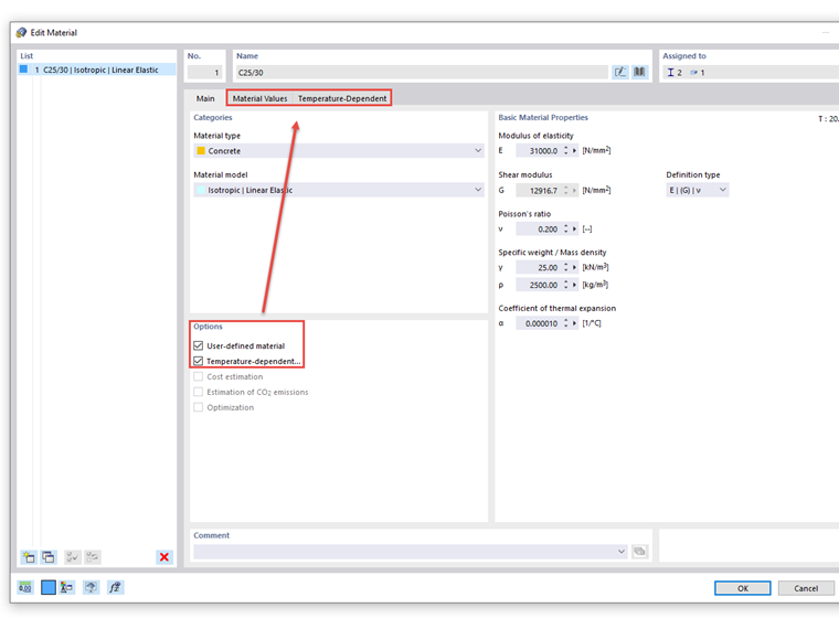 FAQ 005066 | How can I create and edit user-defined material from existing material?