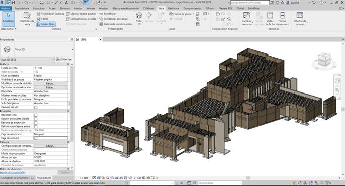 CAD Model in Revit (© JCR Estructural)