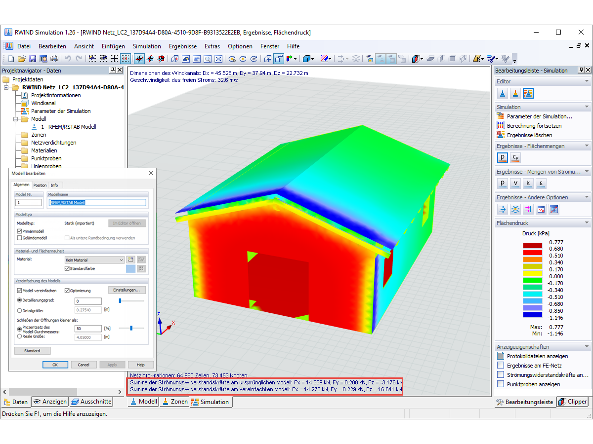 FAQ 005069 | What does the difference in the checksum of the drag forces mean?