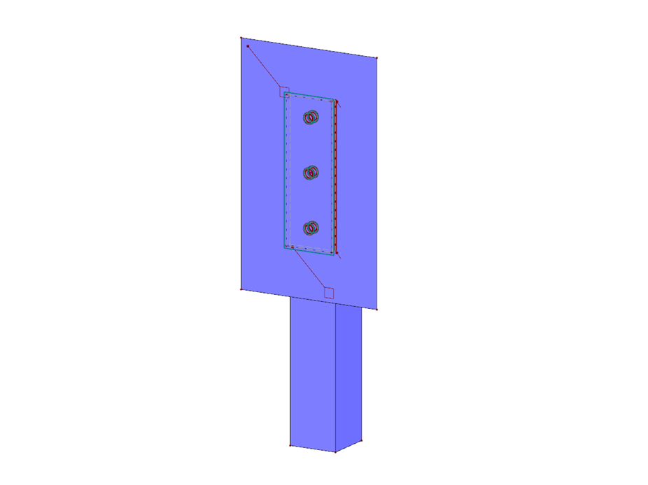 Steel Bolted L-Section Connection