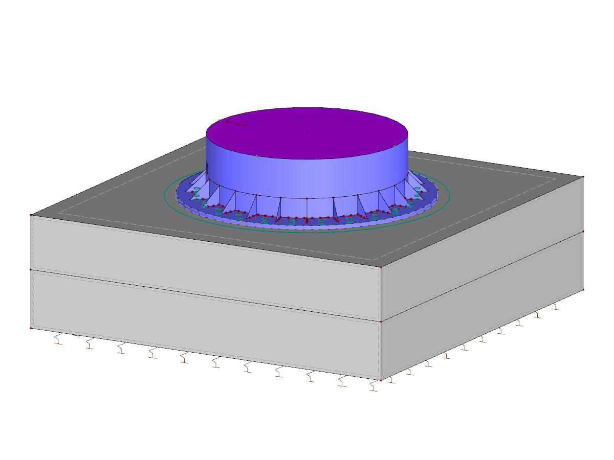 Anchor Plate for Metal Circular Columns