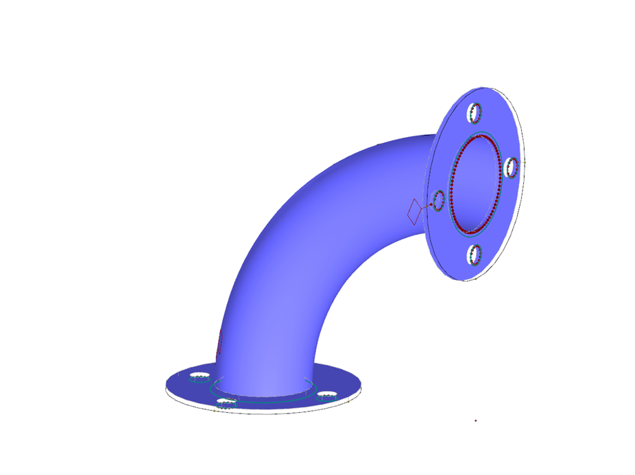 Flanged Elbow Pipe