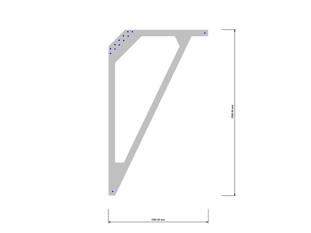 Asymmetric Concrete Section | Cross-Section