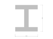 Doubly Symetric I-Section | Cross-Section