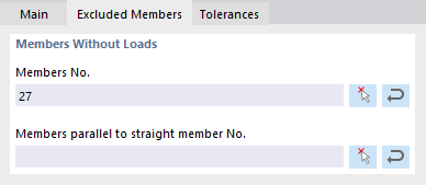 Defining Members Without Loads