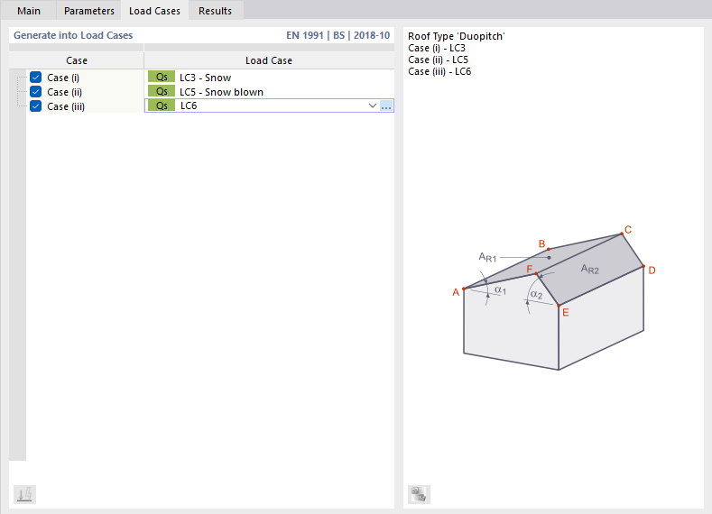 Defining Load Cases