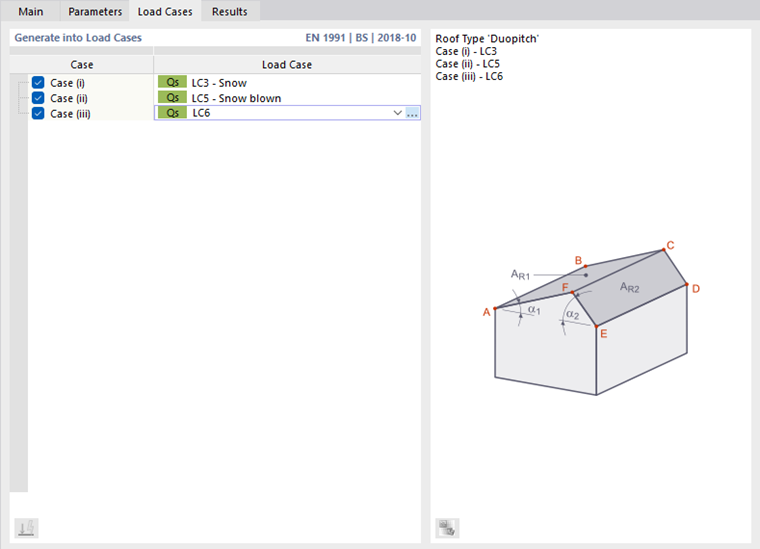 Defining Load Cases