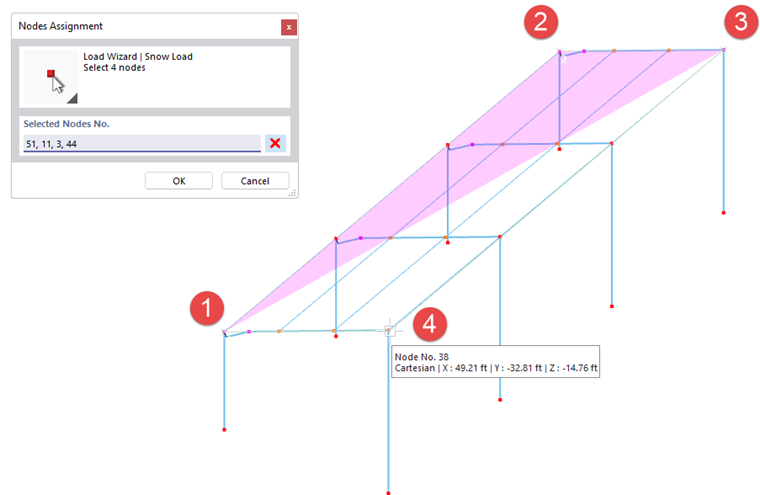 Defining Roof Plane Nodes