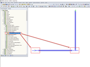 FAQ 005088 | How can I display more information about member end hinges in a graphic?