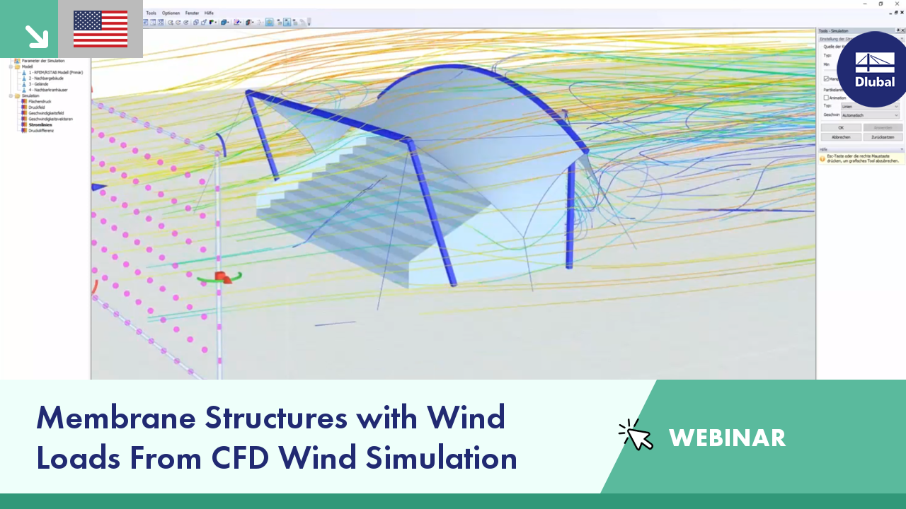 Webinar | Membrane Structures with Wind Loads From CFD Wind Simulation ...