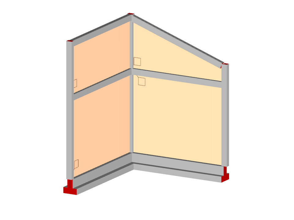 Sloped Corner Masonry Wall