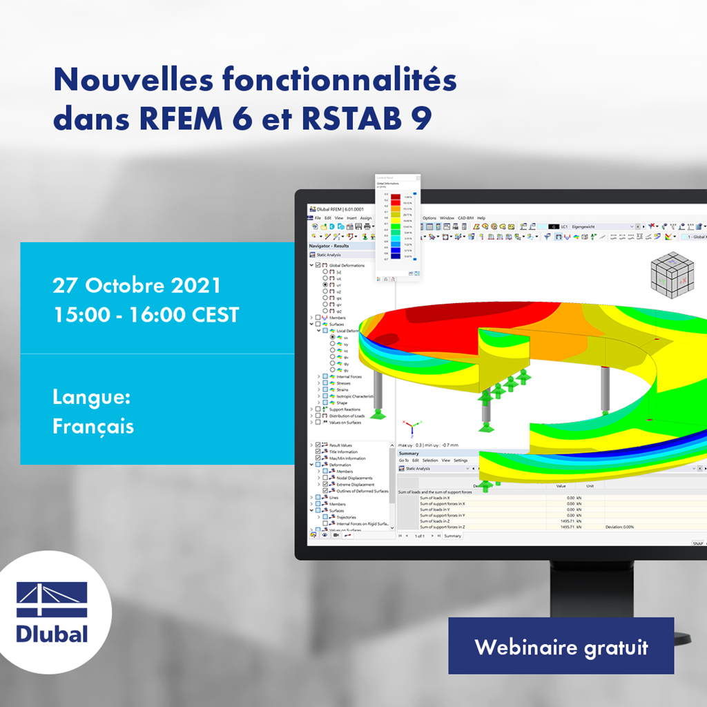 New Features \n in RFEM 6 and RSTAB 9