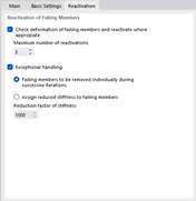 Applying Reactivation of Failing Members