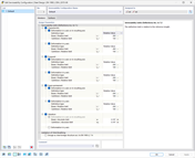 Dialog Box "Edit Serviceability Configuration" for Steel Design According to EN 1993