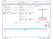 Dialog box for editing members, with a focus on deflection settings.