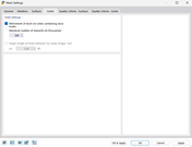 Dialog Box "Mesh Settings", Tab "Solids"