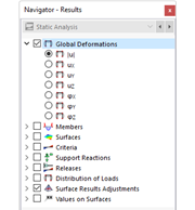 Selecting Global Deformations in Navigator