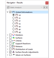 Selecting Global Deformations in Navigator